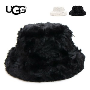 【UGG/アグ】W FAUX FUR BUCKET HAT バケットハット ファー もこもこ ハット 帽子 レディース