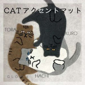 玄关地垫 猫 立即发货 春夏