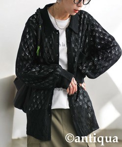 衬衫 镂空针织 女士 新商品 antiqua 秋冬