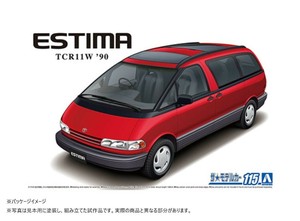 青島文化教材社 1/24 トヨタ TCR11W エスティマ ツインムーンルーフ '90