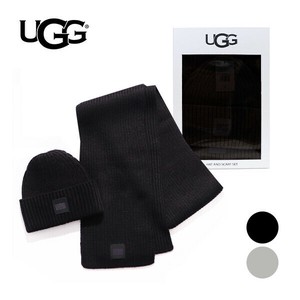 【UGG/アグ】Chunky Rib Knit Set チャンキー リブ ニット セット マフラー ビーニー ニット帽 BOX付き