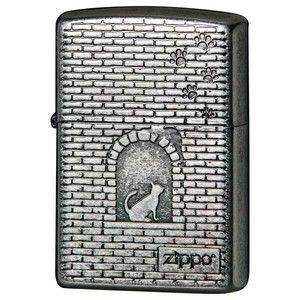 ZIPPO(ジッポー) ライター ニッケルバレル CAT 2NIB-BLOCKCAT