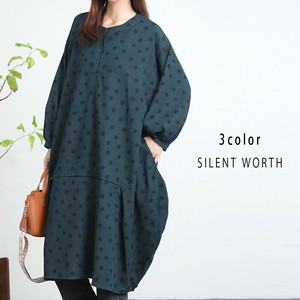 【SALE】ドット柄ビッグワンピース♪