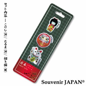 Magnet/Pin Die-cut Set of 3