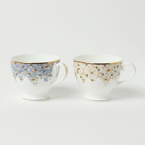 Pair Dual-Use Cup Set Gift Spangles Brilliant Dishwasher Safe Made in Japan