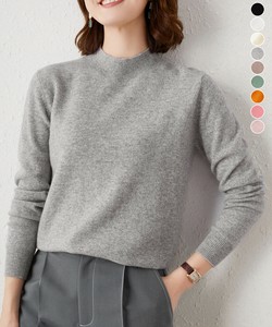 国内即納 プチハイネックニットトップス レディース