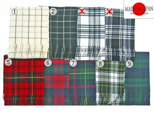 Thick Scarf Scarf Check Made in Japan