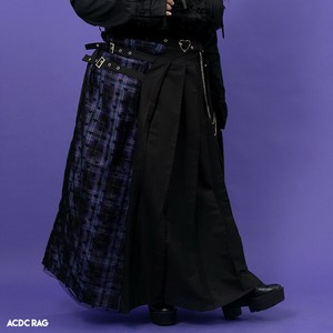 裙子 女士 紫色 到脚踝长裙 PLUS