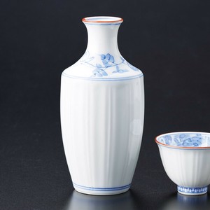 渕唐草徳利・盃(有田焼)　日本製　和食器 陶器