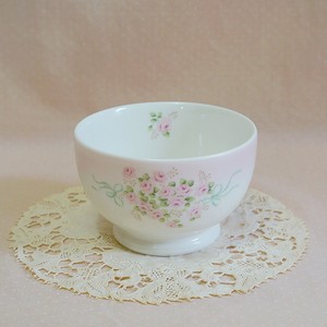【日本製】カフェオレボウル［花柄/カントリー雑貨/陶器/イマン/エマ］