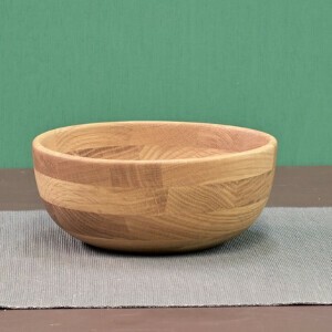 【在庫限り・お買い得品】KPK-008 オーク材サラダボウル200