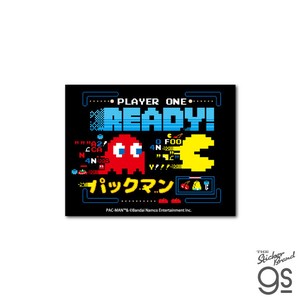 PAC-MAN ダイカットステッカー READY！ パックマン ゲーム game レトロ キャラクター 人気 グッズ PAC001