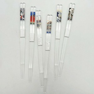 箸 食洗機対応 クリア箸 約23cm 浮世絵 【日本製】和風/お土産