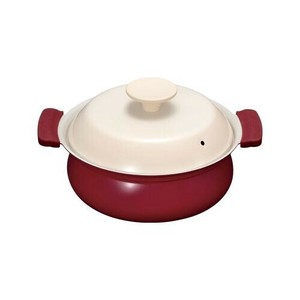 锅 适用IH炉/兼容 IH 陶瓷 红色 18cm