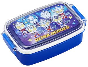【ウルトラヒーローズ】弁当箱　ランチボックス(仕切付) 抗菌　ウルトラマン<日本製>