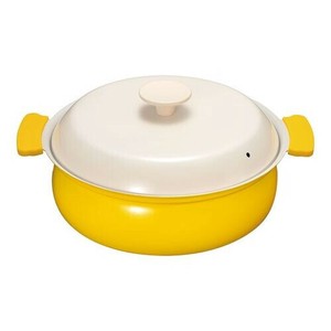 锅 适用IH炉/兼容 IH 陶瓷 黄色 24cm
