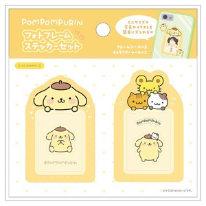 サンリオフォトフレームステッカーセット　ポムポムプリン