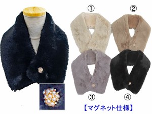 毛绒领围/毛皮披巾 人造皮草