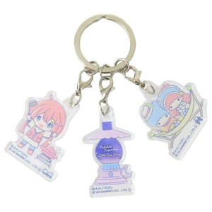 ゆるキャン SEASON3×サンリオ 3連アクリルキーホルダー 各務原 なでしこxリトルツインスターズ