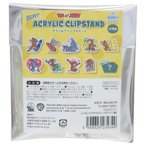 【文房具】トムとジェリー シークレットアクリルクリップスタンド 全10種