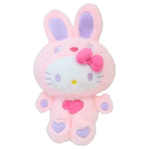 【ぬいぐるみ】ハローキティ プラッシュドールS カラフルバニー PK
