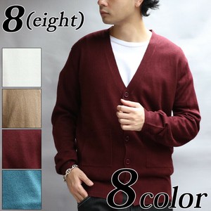 Cardigan V-Neck Cashmere Touch Men's