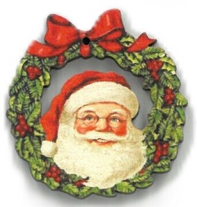 Button Santa Claus