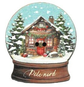 Button Snow Dome