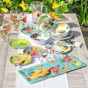 Main Plate Design Garden Floral Plate