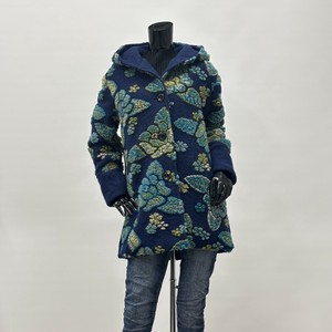 人気商品【イタリア製】パネル花柄圧縮ウールコート/スタンド襟・ミドル丈の商品ページ｜卸・仕入れサイト【スーパーデリバリー】