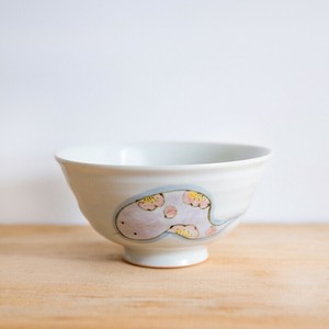 有田焼　波佐見焼　手描　干支茶碗　蛇