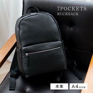 【本牛革】【リュック】【ユニセックス】トップレザー 通勤 キャリーバー通し付き【nsb-30260n】