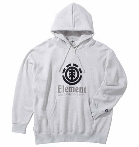 ELEMENT ビッグサイズ メンズ VERTICALプルパーカー ホワイトヘザー  3L 4L 5L 6L