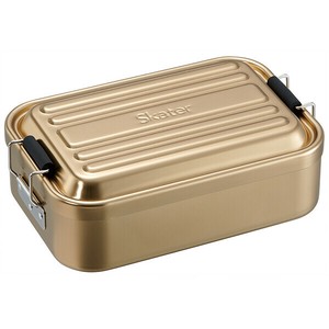 [特価品] アルミタイトランチボックス 850ml 【ミネラルトーンカラー マットゴールド】 スケーター