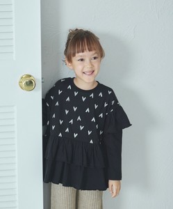 Kids' Short Sleeve T-shirt Patterned Tiered