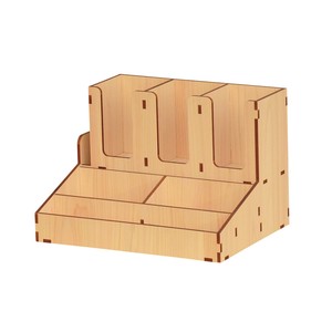 Laser Cut 卓上ディスプレイBOX＜完成品＞【アメニティボックス】【店舗備品】＜日本製＞