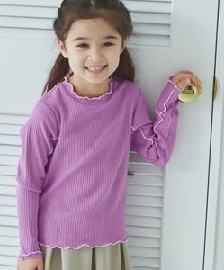 Kids' Short Sleeve T-shirt High-Neck Cotton