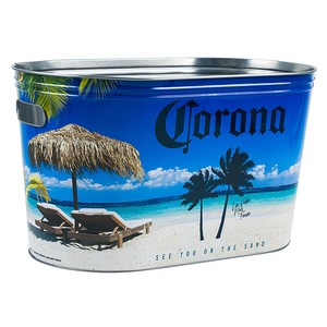 【カフェ ＆ バー グッズ】ティン オーバル タブ CORONA PARTY FS-OVT-14015
