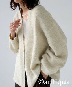 罩衫 毛圈花呢 女士 新商品 开衫 antiqua 秋冬