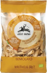 【アルチェネロ】有機ペンネ（ブラン入り）500g【オーガニック】