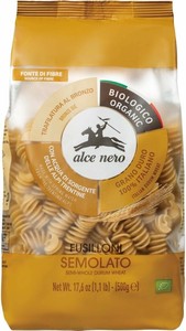 【アルチェネロ】有機フジッリ（ブラン入り）500g【オーガニック】