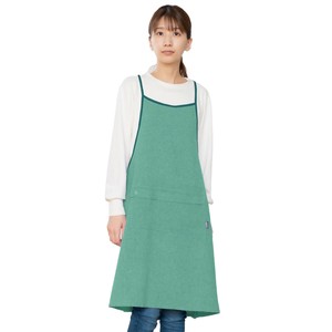 「KIRAKU（キラク）」クロスエプロン(ターコイズグリーン) レディース メンズ おしゃれ カフェ シンプル