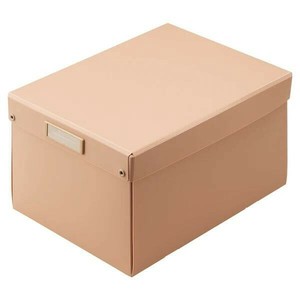 LIHIT LAB.(リヒトラブ)　Roomy　折りたたみボックス　深型　A4　ピンク　A-794-12