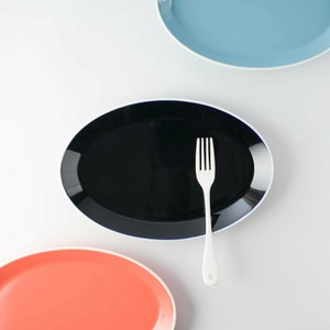 【特価品】エスポー アスール 27cmオーバルプラター[B品][日本製/美濃焼/洋食器]