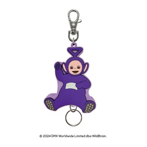【SALE】テレタビーズ ラバーリールキーホルダー（ティンキー・ウィンキー）