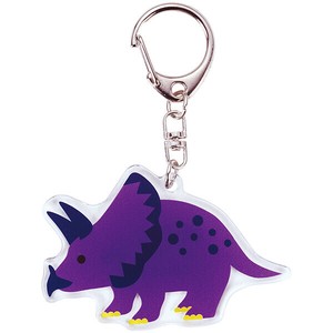 【公式】 [特価品] ダイカットアクリルキーホルダー 【DINOSAURS トリケラトプス】 スケーター