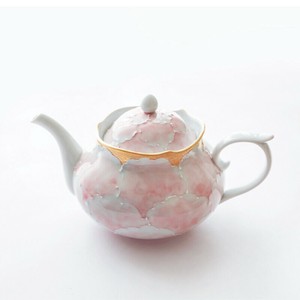 Hasami ware Teapot Gold Pink Peony Arita ware with Gift Box