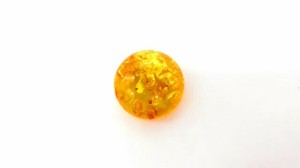 ☆天然石☆化石☆【琥珀(アンバー)】☆男女共通☆半円カボ☆Rd Cab☆18×18×8mm