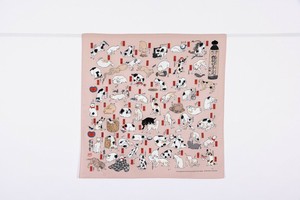 Tenugui Towel Japanese Style Pink Ukiyoe Made in Japan