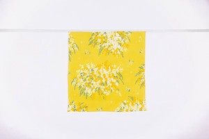 Tenugui Towel Japanese Style Yellow Mimosa Made in Japan